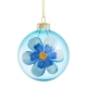 MyHouse Blue Flower Bauble