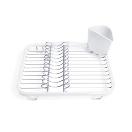 Umbra Sinkin Dish Rack White/Nickel