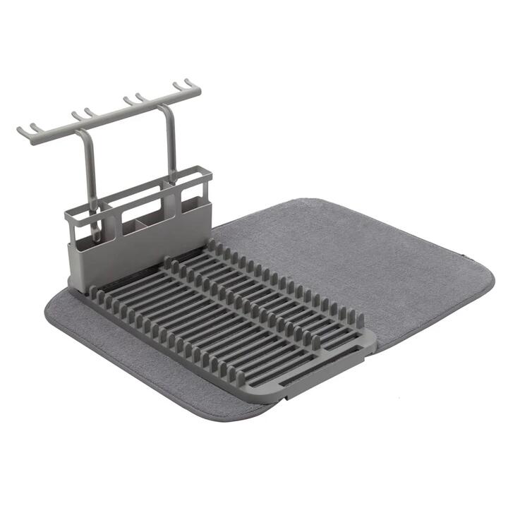 Umbra Udry Dishrack With Dry Mat Charcoal