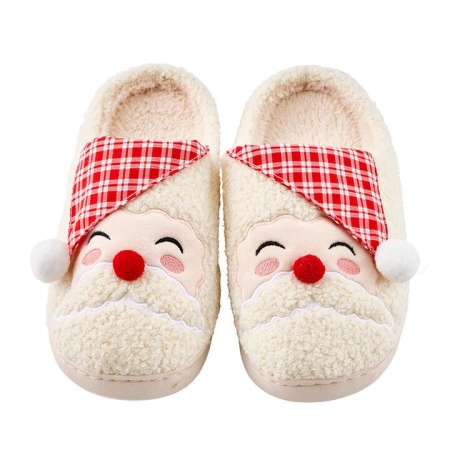 MyHouse Santa Xmas Slippers-Medium Large