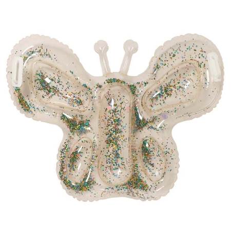 SUNNYLiFE Kids Lie-On Float Cotton Candy Glitter