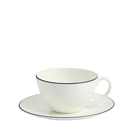 Wedgwood Gio Blue Teacup & Saucer