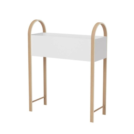 Umbra Bellwood Storage/Planter White/Natural