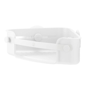 Umbra Flex Adhesive Corner Bin White