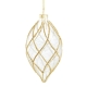 MyHouse Long Gold Swirl Bauble