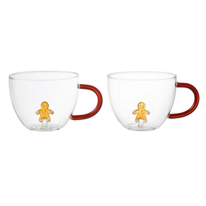 MyHouse Set of 2 Gingerbread Teacups