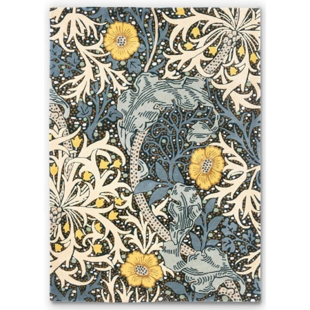 Morris & Co Seaweed Rug Teal-240 x 170cm