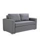 Casa Decor Selena 2 In 1 Sofa Charcoal
