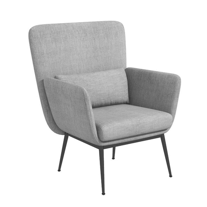 Casa Decor Cora Light Grey Accent Chair