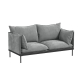 Casa Decor Camilla 2 Seater Sofa Light Grey