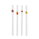 MyHouse Calypso Set of 4 Fruit Straws