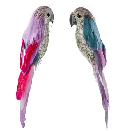 MyHouse Set of 2 Glitter Parrots