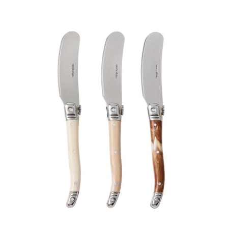 Marie Claire Laguiole Domain Set of 3 Mini Pate Knives