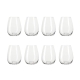 Alex Liddy Okto Set of 8 Stemless Glasses