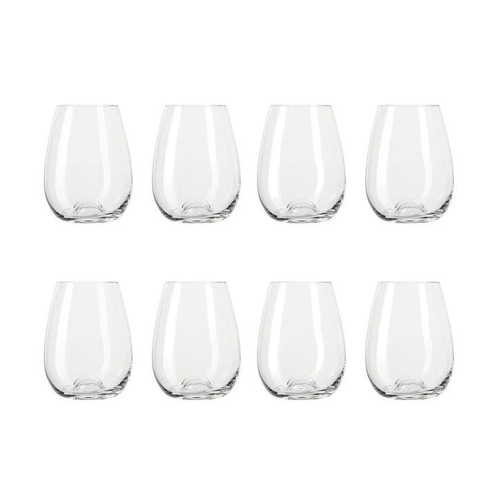 Alex Liddy Okto Set of 8 Stemless Glasses