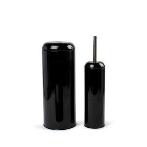Salt & Pepper Hepburn Toilet Brush & Roll Holder