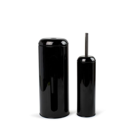 Salt & Pepper Hepburn Toilet Brush & Roll Holder