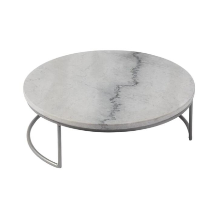 Alex Liddy Slate & Co Round Marble Serving Board with Stand 30cm