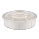 Alfresco Lane Round 9 Compartment Grazing Box with Carry Handles
