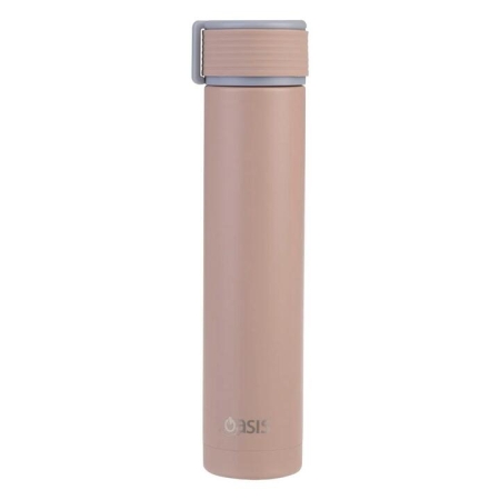 Oasis Skinny Mini Stainless Steel Double Wall Insulated Drink Bottle with Powdercoat 250ml