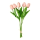 MyHouse Set of 5 Faux Pink Tulips