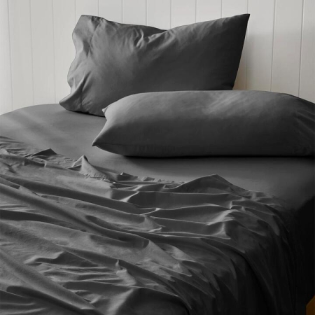 MyHouse Washed Cotton Sheet Set-Queen