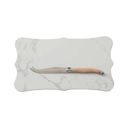 Marie Claire Laguiole Domain Board with Cheese Knife 32cm