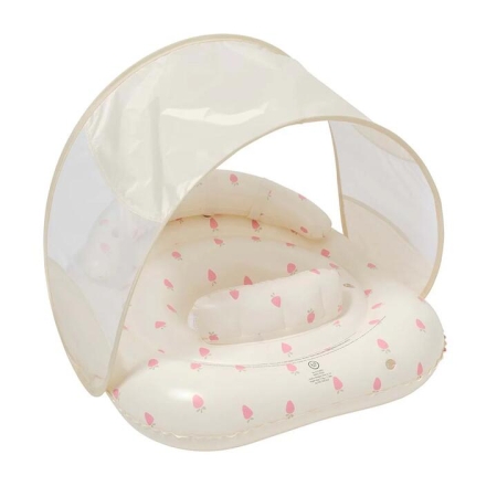 SUNNYLiFE Interactive Baby Float Strawberry Sunshine Pink