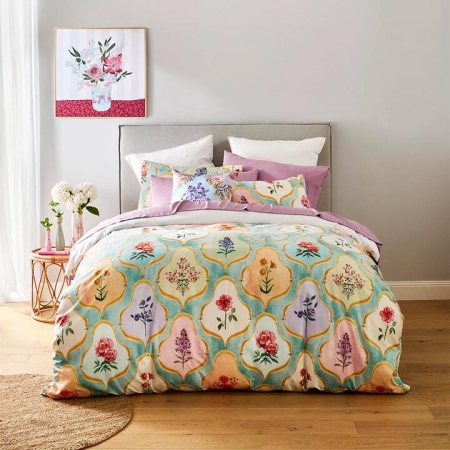 MyHouse Vaeda Quilt Cover Set-Queen