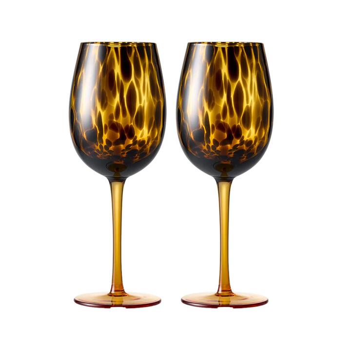 Cellar Premium Luxe Set of 2 Spot Wine Glasses 400ml