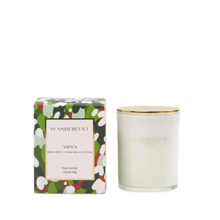 Salt & Pepper Wanderlust Candle with Lid 198g