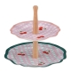 Ladelle Capri 2 Tier Stand Cherry Scallop