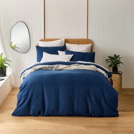 MyHouse Finn Waffle Quilt Cover Set-Single