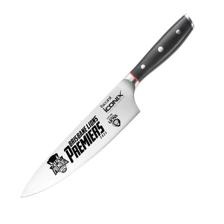 Baccarat iconiX Chefs Knife 20cm AFL Premiers 2025 Brisbane Lions