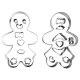 Soffritto Christmas 17 Piece Gingerbread Couple Cookie Cutter & Decorator Set