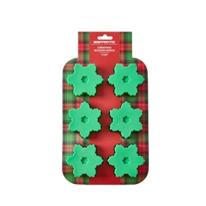 Soffritto Professional Bake Silicone 6 Cup Xmas Mould