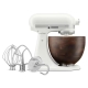 KitchenAid Artisan Stand Mixer Porcelain White With Walnut Wood Bowl