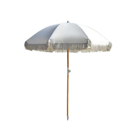 Havana Outdoors Fringed Beach Umbrella Portable 2 Metre