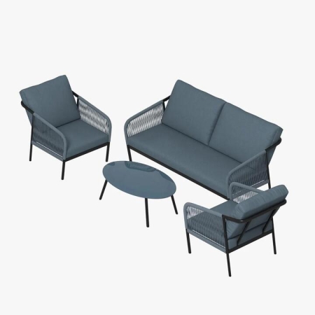 Arcadia Furniture 4 Piece Tivoli Ensemble Set Black