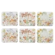 Ashdene Garden Hens Set of 6 Coasters