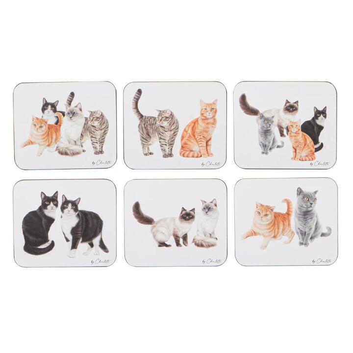 Ashdene Purrrfect Moments Set of 6 Coasters