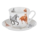 Ashdene Horses By Charlotte Cup & Saucer
