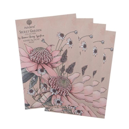 Ashdene Secret Garden Set of 4 Scented Sachets 10g