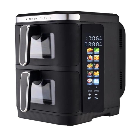 Kitchen Couture Clear View Vertex Dual Draw Air Fryer 11L