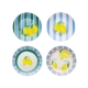 Porto Limone Set of 4 Side Plates Assorted