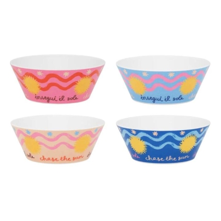 Porto Sole Set of 4 Bowls 14cm