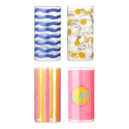 Porto Sole Set of 4 Hiball Tumblers 500ml