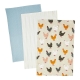 MyHouse Set of 3 Tea Towels