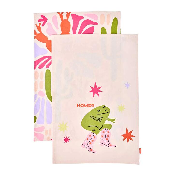 Daily Dose by Ambrosia Set of 2 Tea Towels