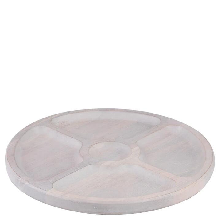 Ladelle Hampton Round Sectional Platter